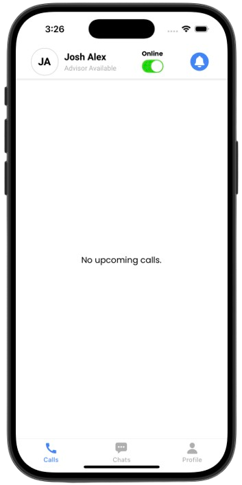 Advisor Home Dashboard